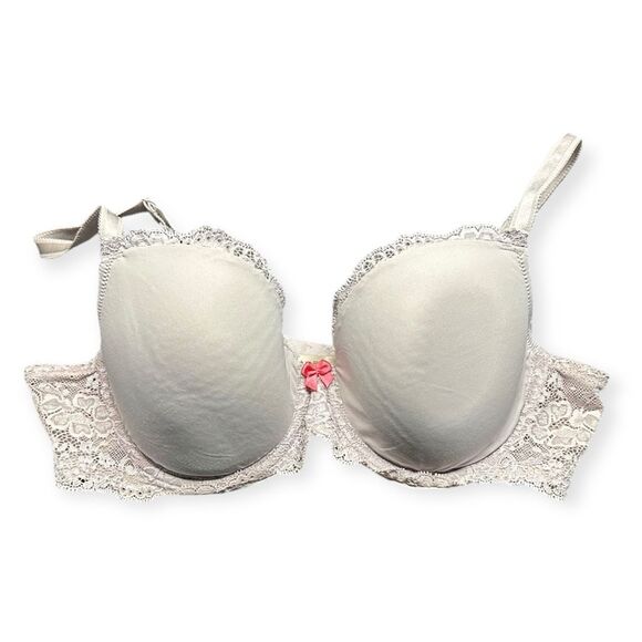 VICTORIA’S SECRET Women’s Dream Angels White Lace Lined Demi Bra Size 36C - Picture 1 of 4